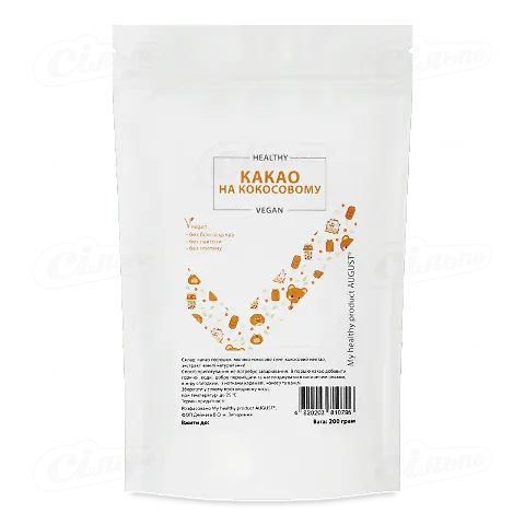 Какао My Healthy product August на кокосовому, 200г