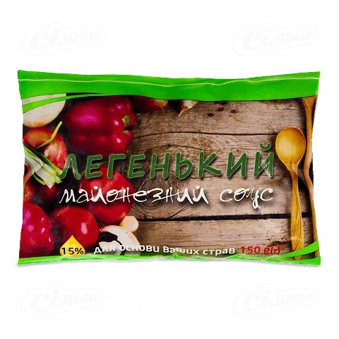 Соус «Легкий» майонезний 15%, 150г