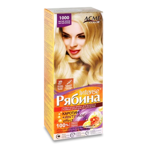 Крем-фарба Для Волосся Intense Рябина №1000, Вищого Ґатунку, 1шт