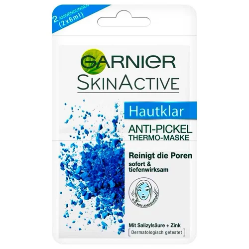 Маска для обличчя Garnier Чиста шкіра з цинком 2x6мл