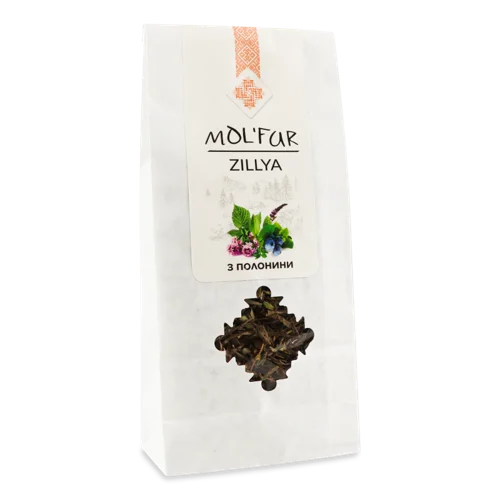 Чай Трав'яний Органічний Вищого Ґатунку З Полонини Zillya Mol'far, 50г