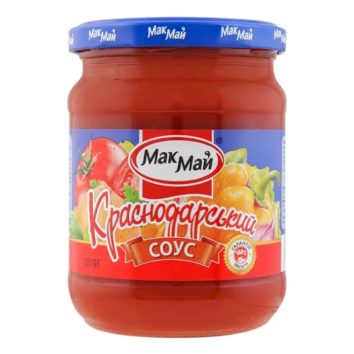 Соус Краснодарський МакМай скляна банка 500г