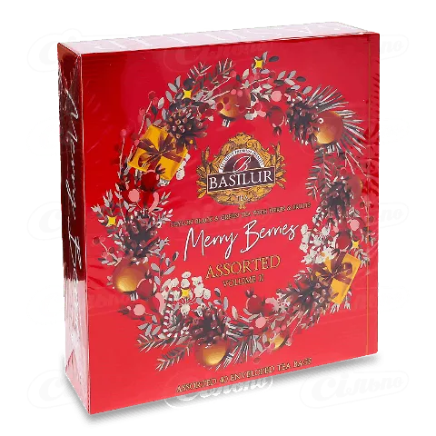 Набір чаю Basilur Merry Berry подарунковий білий
