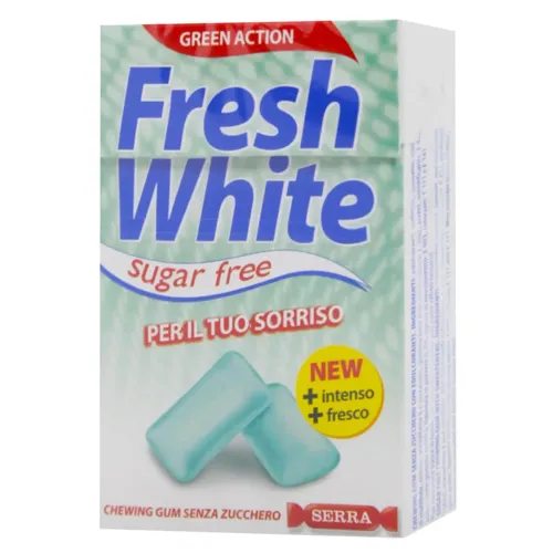 Жувальна гумка Fresh White Green Action без цукру 28г