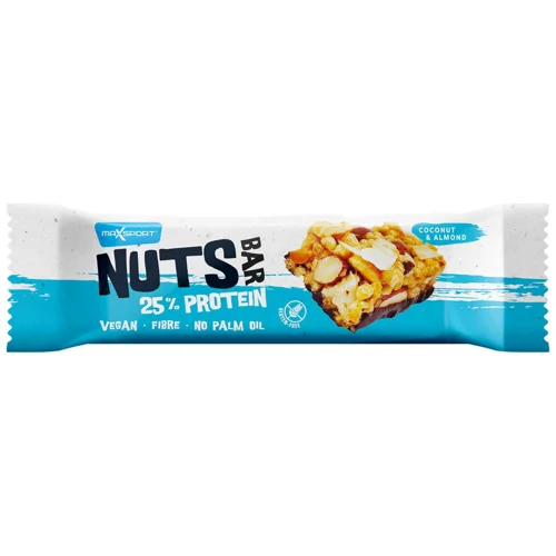 Батончик MaxSport Nuts Protein арахіс-мигдаль-кокосова стружка 40г