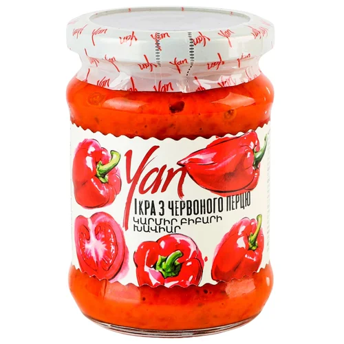 Ікра Yan з червоного перцю 250г