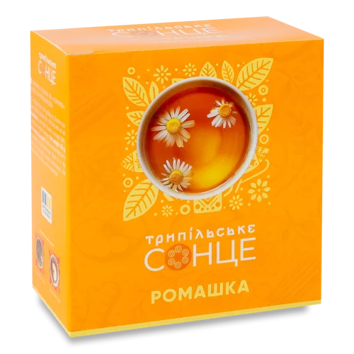 Чай Ромашка Вищого Ґатунку Трипільське Сонце, к/у 20х1г