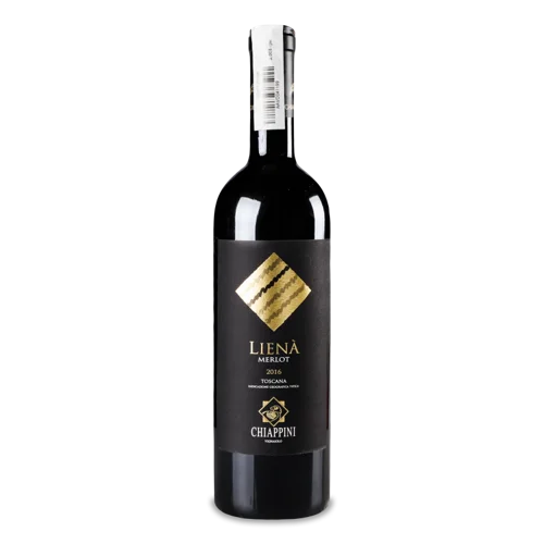 Вино Червоне Сухе Liena Merlot Chiappini, 0.75л, 15%, в/с