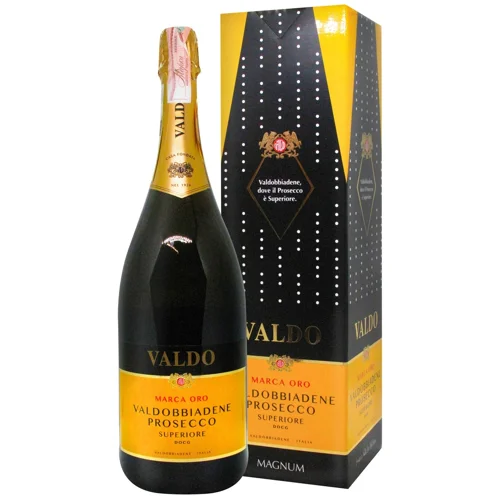 Вино ігристе Valdo Marca Oro Valdobbiadene Prosecco Superiore Dogg біле сухе 11% 1,5л