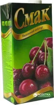 Нектар Смак вишневий з цукром відновлений 1л