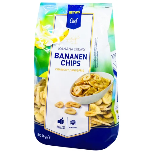 Бананові чипси Metro Chef 500г