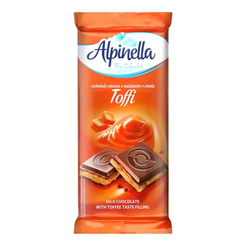 Шоколад Alpinella з тофі 100г