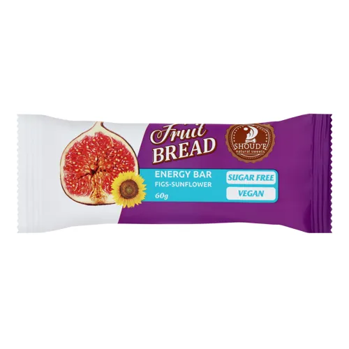Батончик енергетичний Figs-sunflower Fruit bread Shoud'e м/у 60г