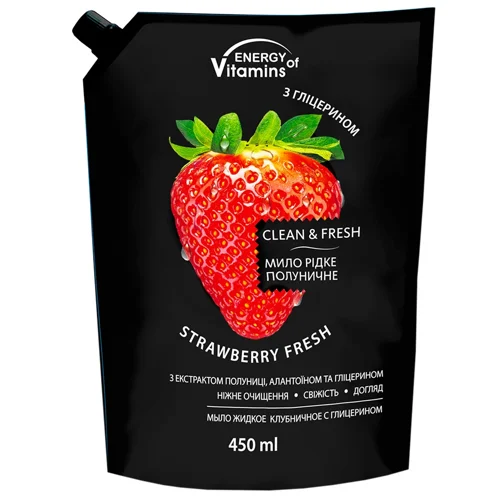 Мило рідке Energy of Vitamins Полуниця 450мл