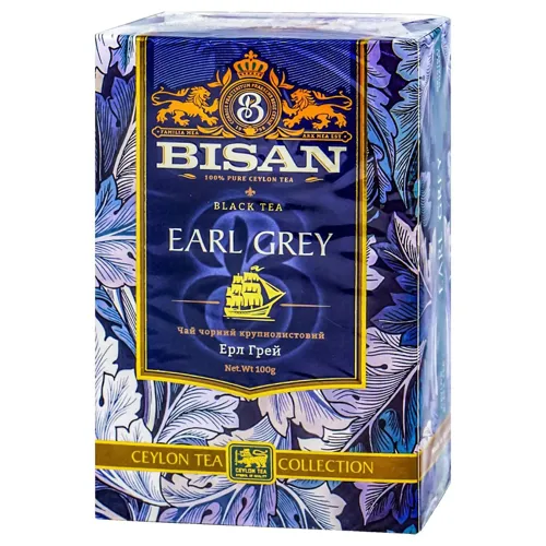 Чай Bisan Earl Grey чорний 100г