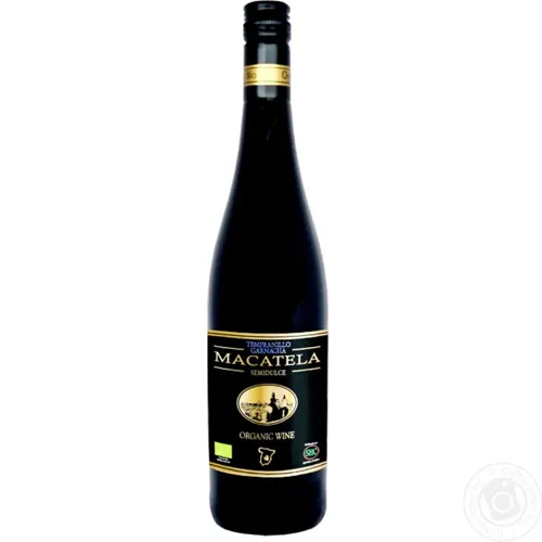 Вино Macatela Garnacha Tempranillo червоне напівсолодке 13% 0,75л