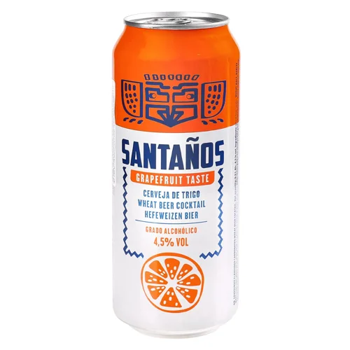 Пиво Santanos грейпфрут світле 4,5% 0,5л
