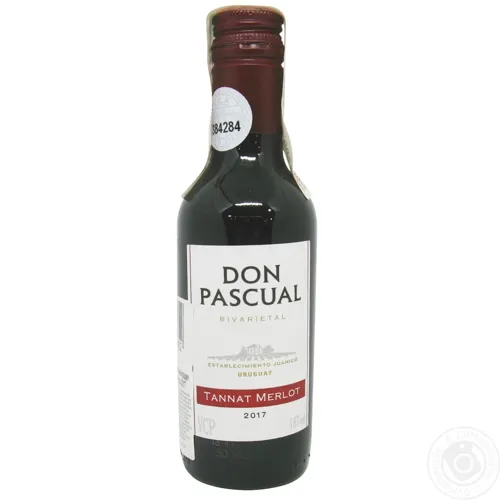 Вино Don Pascual Tannat Merlot червоне сухе 13% 187мл