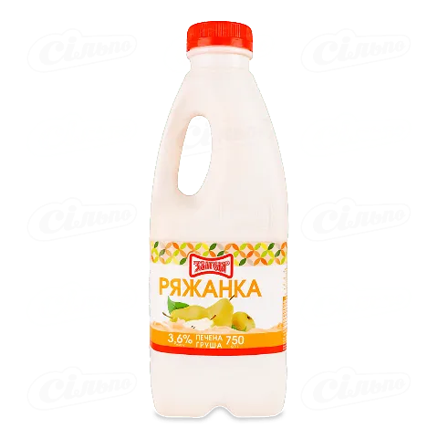 Ряжанка Злагода Печена груша 3,6% пл, 750г