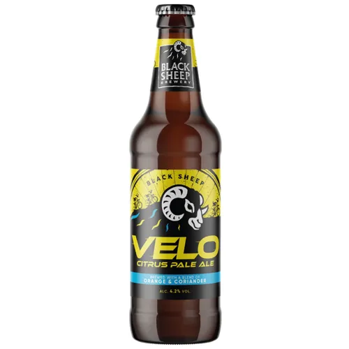 Пиво Black Sheep Velo, світле, фільтроване, 4,2%, 0,5л