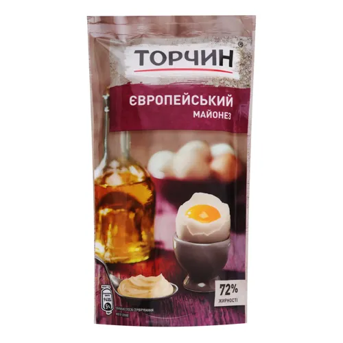 Майонез 72% Європейський Торчин д/п 160г