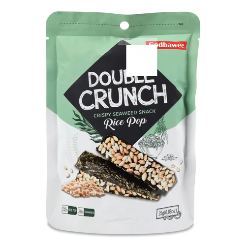 Водорості Godbawee Double Crunch морські з рисом 25г