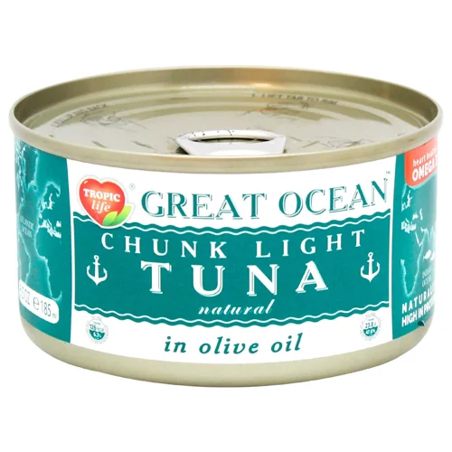 Тунець Tropic Life Graet Ocean цілий у оливковій олії 185мл