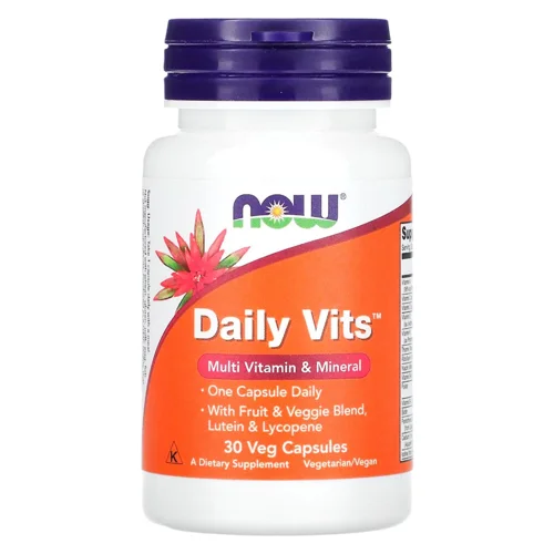 Мультивітаміни і мінерали Now Foods Daily Vits 30 капсул