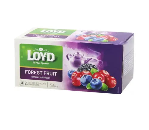 Чай Loyd лісові фрукти фруктовий в пірамідках 20шт*2г