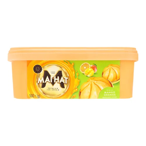 Морозиво сорбет Mango-orange Магнат п/у 500г