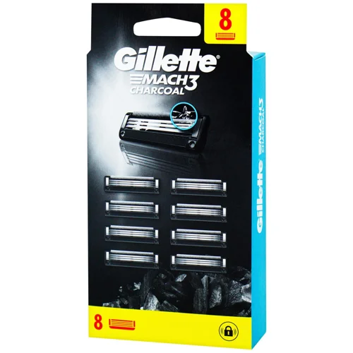 Картриджи для гоління Gillette Mach 3 Charcoal змінна 8шт