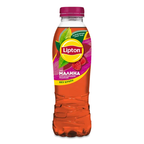Чай Холодний Чорний Малина Lipton, в/ґ, п/пл 500мл