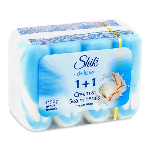Туалетне Крем-мило Cream&Sea Minerals 1+1 Deluxe Shik, 4х90г