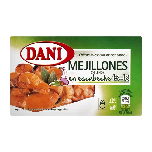 Мідії в іспанському соусі Dani 106г