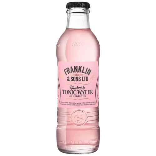 Напій газований Franklin&Sons Тонік Ревінь та гібіскус 200мл