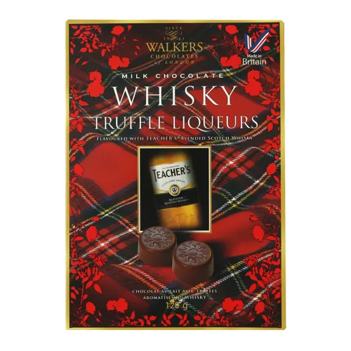 Цукерки шоколадні Whisky Truffle Liqueurs Walkers к/у 120г