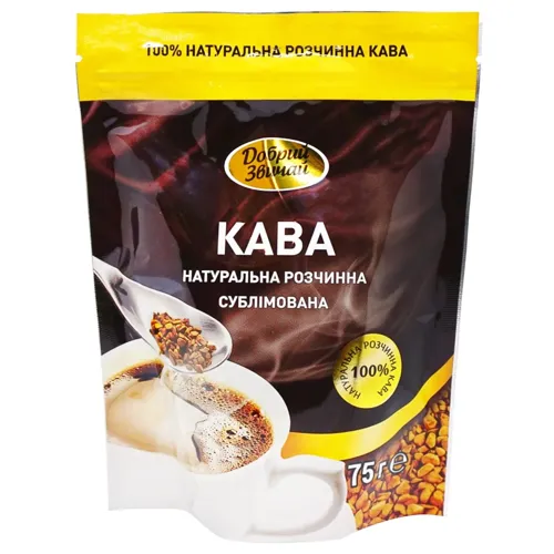 Кава Добрий Звичай розчинна 75г