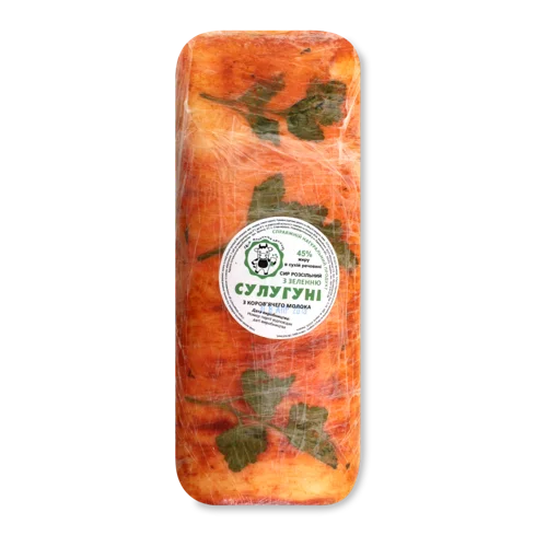 Сир Сулугуні Зі Зеленню 45% Світ Молочних Насолод, кг