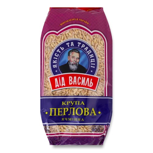 Крупа Перлова Ячмінна В/ґ, Дід Василь, 900 г