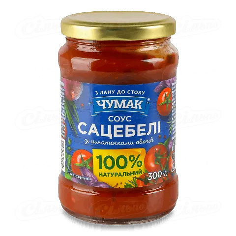 Соус Чумак Сацебелі зі шматочками овочів, 300г