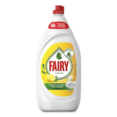 Засіб Для Миття Посуду Лимон Fairy, Пластикова Пляшка, 1350мл