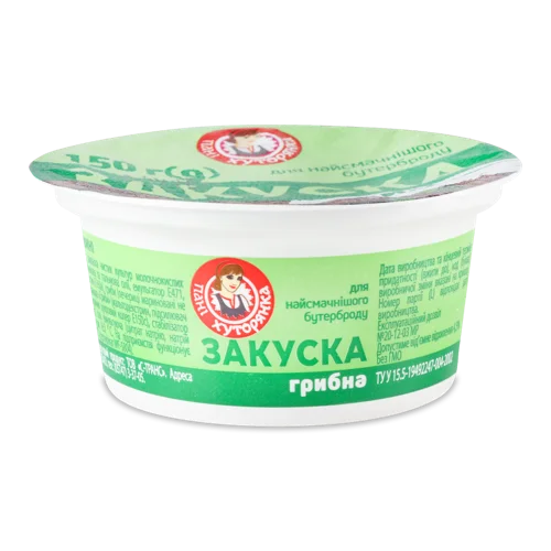 Закуска Вищого Ґатунку Грибна Пані Хуторянка, 150г