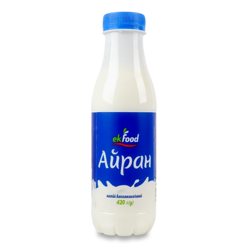 Напій Кисломолочний Нежирний В/ґ Айран Ekfood П/Пл 420г