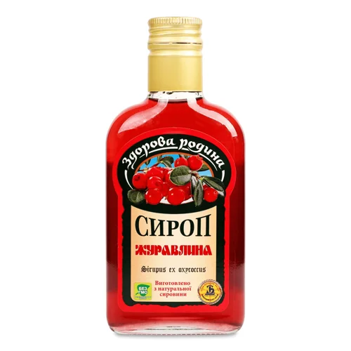 Сироп Здорова родина Журавлина,0,2л