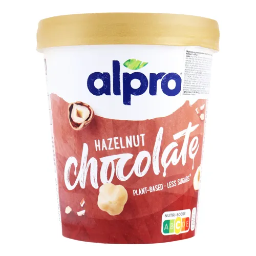 Морозиво 9% на рослинній основі Hazelnut Chocolate Alpro ст 340г
