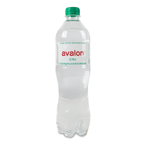 Вода Питна Артезіанська Середньогазована Avalon, п/пл 0.75л