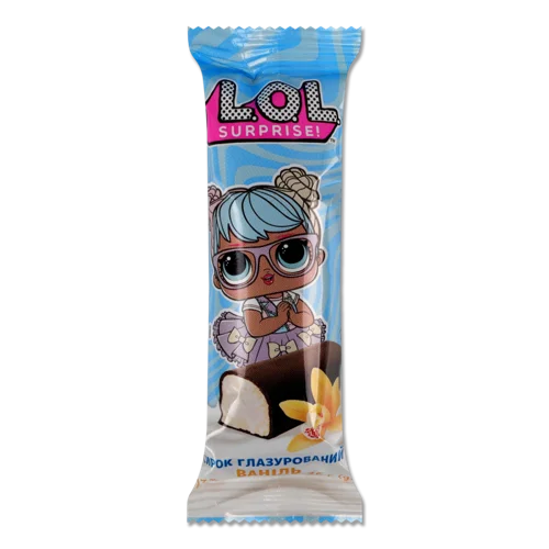 Сирок Глазурований 23% Зі Смаком Ванілі L.O.L. Surprise!, м/у, 36г