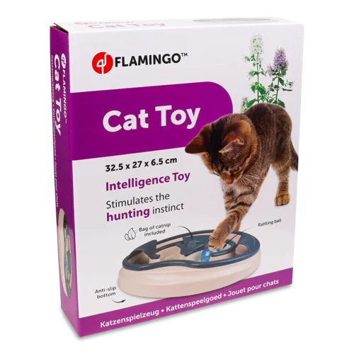 Іграшка Для Котів Шайло Трек З Кулькою Flamingo 1шт
