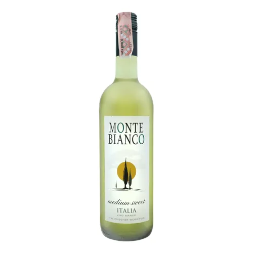 Вино 0.75л 9% біле напівсолодке Bianco Monte пл