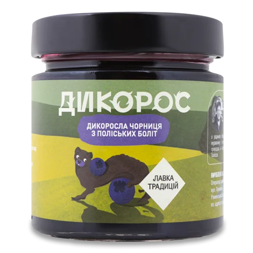 Варення З Чорниці Вищого Ґатунку, С/Б 230г